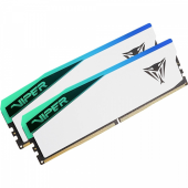PATRIOT Pamięć DDR5 Viper Elite 5 RGB 32GB/6200(2x16) CL42 biała - PVER532G62C42KW - Zdjęcie 6