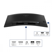 PHILIPS Monitor 34 cale 34B2N3500C Curved VA HDMI DP USB-C HAS Głośniki - 34B2N3500C/00 - Zdjęcie 11
