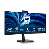 PHILIPS Monitor 34 cale 34B2U3600CH Curved VA HDMIx2 DP HAS USB-C RJ45 KVM - 34B2U3600CH/00 - Zdjęcie 3