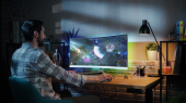 PHILIPS Monitor 34 cale 34M2C5501A Curved VA 180Hz HDMIx2 DP HAS Ambiglow - 34M2C5501A/00 - Zdjęcie 7