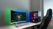 PHILIPS Monitor 34 cale 34M2C5501A Curved VA 180Hz HDMIx2 DP HAS Ambiglow - 34M2C5501A/00 - Zdjęcie 8