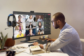 PHILIPS Monitor 40B1U6903CH 40 cali Curved IPS HDMIx2 DP HAS USB-C Kamera - 40B1U6903CH/00 - Zdjęcie 9