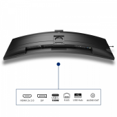 PHILIPS Monitor wielkoformatowy 48.8 cala 49B2U6903CH VA HDMIx2 DP RJ45 HAS Thunderbolt 4 - 49B2U6903CH/00 - Zdjęcie 9