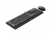 PHILIPS Zestaw klawiatura + mysz SPT6207BL Wired Combo Black - US International    - SPT6207BL/00 - Zdjęcie 3