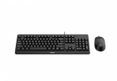 PHILIPS Zestaw klawiatura + mysz SPT6207BL Wired Combo Black - US International    - SPT6207BL/00 - Zdjęcie 4