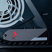 PNY Osłona dysku SSD XLR8 ze zintegrowanym radiatorem zaprojektowany do PS5 M22110PSVHS-XR-RB  - M22110PSVHS-XR-RB - Zdjęcie 2