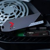 PNY Osłona dysku SSD XLR8 ze zintegrowanym radiatorem zaprojektowany do PS5 M22110PSVHS-XR-RB  - M22110PSVHS-XR-RB - Zdjęcie 11
