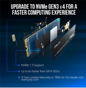 PNY Dysk SSD 1TB M.2 2280 BULK M280CS1030-1TB-SI - M280CS1030-1TB-SI - Zdjęcie 4