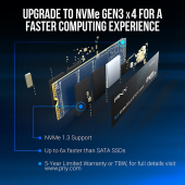 PNY Dysk SSD 2TB M.2 2280 PCIe CS1030 M280CS1030-2TB-RB - M280CS1030-2TB-RB - Zdjęcie 5