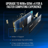 PNY Dysk SSD 500GB M.2 2280 CS2241 M280CS2241-500-RB  - M280CS2241-500-RB - Zdjęcie 10