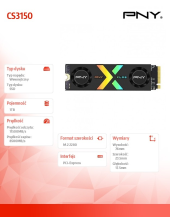 PNY Dysk SSD 1TB M.2 2280 CS3150 M280CS3150XHS-1TB-RB EPIC-X RGB  - M280CS3150XHS-1TB-RB - Zdjęcie 9