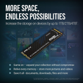 PNY Dysk SSD 1TB M.2 2280 PCi5.0 M280CS3250-1TB-TB - M280CS3250-1TB-TB - Zdjęcie 7