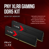 PNY Pamięć DDR5 64GB (2x32) 6000 C30 - MD64GK2D5600030XR - Zdjęcie 2