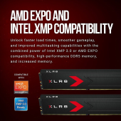 PNY Pamięć DDR5 64GB (2x32) 6000 C30 - MD64GK2D5600030XR - Zdjęcie 6