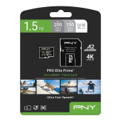 PNY Karta pamięci microSDXC Elite Prime 1.5TB + adapter SD - P-SDU1T5V32200PEP-GE - Zdjęcie 1