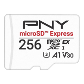 PNY Karta pamięci microSD Express 256GB P-SDU256P31880EXP-GE - P-SDU256P31880EXP-GE - Zdjęcie 1