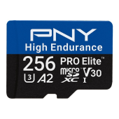 PNY Karta pamięci microSD PRO Elite High Endurance 256G P-SDU256V32100PHE-GE - P-SDU256V32100PHE-GE - Zdjęcie 1