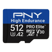 PNY Karta pamięci microSD High Endurance 512G P-SDU512V32100PHE-GE - P-SDU512V32100PHE-GE - Zdjęcie 1