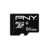 PNY Karta MicroSDHC 64GB P-SDU64G10PPL-GE - P-SDU64G10PPL-GE - Zdjęcie 1