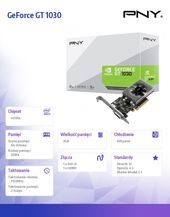 PNY Karta graficzna GeForce GT 1030 2GB DDR4 VCG10302D4SFPPB  - VCG10302D4SFPPB - Zdjęcie 5