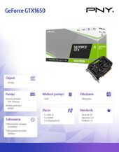 PNY Karta graficzna GeForce GTX 1650 SUPER 4GB VCG16504SSFPPB - VCG16504SSFPPB - Zdjęcie 4
