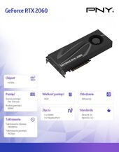 PNY Karta graficzna GeForce RTX 2060 XLR 6GB VCG20606BLMPB - VCG20606BLMPB - Zdjęcie 6