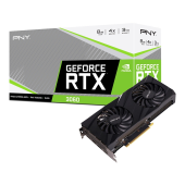 PNY Karta graficzna GeForce RTX 3060 8GB Verto Dual Fan Edition VCG30608DFBPB1 - VCG30608DFBPB1 - Zdjęcie 1