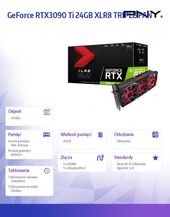 PNY Karta graficzna GeForce RTX 3090 Ti 24GB XLR8 TRIPLE FAN  - VCG3090T24TFXMPB-O - Zdjęcie 6