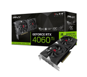PNY Karta graficzna GeForce RTX 4060 Ti 16GB XLR8 VERTO OC DUAL FAN  - VCG4060T16DFXPB1-O - Zdjęcie 1