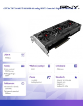 PNY Karta graficzna GeForce RTX 4060 Ti 16GB XLR8 VERTO OC TF DLSS3  - VCG4060T16TFXPB1-O - Zdjęcie 2