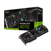 PNY Karta graficzna GeForce RTX 4070 12GB XLR8 VERTO OC DLSS 3 VCG407012TFXXPB1-O - VCG407012TFXXPB1-O - Zdjęcie 1