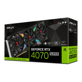PNY Karta graficzna GeForce RTX 4070 SUPER 12GB XLR8 GAMING VERTO - VCG4070S12TFXXPB1-O - Zdjęcie 11