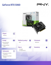 PNY Karta graficzna GeForce RTX 5060 8GB 1F VCG50608SFXPB1 - VCG50608SFXPB1 - Zdjęcie 4