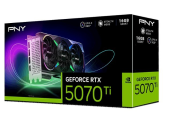 PNY Karta graficzna GeForce RTX5070Ti OC 3F ARGB 16GB 256-bit 896G/s  - VCG5070T16TFXXPB1-O - Zdjęcie 4