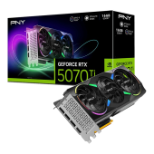 PNY Karta graficzna GeForce RTX 5070 Ti 3F 16 GB RGB VCG5070T16TFXXPB1  - VCG5070T16TFXXPB1 - Zdjęcie 1