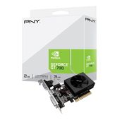 PNY Karta graficzna GeForce GT 730 2GB LP DDR3 64bit DVI/VGA/HDMI - VCGGT7302XPB - Zdjęcie 1