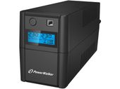 POWERWALKER UPS LINE-INTERACTIVE 850VA, 4x IEC, RJ11 IN/OUT,    USB, LCD - VI 850 SHL IEC - Zdjęcie 1