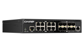 QNAP Przełącznik zarządzany sieciowo QSW-M3216R-8S8T-EU 8x 10GbE RJ45 8x10GbE SFP+  - QSW-M3216R-8S8T - Zdjęcie 4