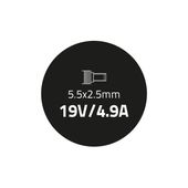 QOLTEC Zasilacz do laptopa 90W | 19V | 4.9A | 5.5*2.5  - 50074.90W - Zdjęcie 2