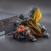 QOLTEC Zasilacz ATX 1600W | 80 plus Platinium | Gaming Miner  - 50347 - Zdjęcie 3
