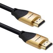 QOLTEC Kabel HDMI v2.1 Ultra High Speed 8K | 60Hz | 28AWG | 2m Złoty - 50355 - Zdjęcie 1
