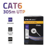 QOLTEC Kabel sieciowy / skrętka UTP | CAT6 | 305m  - 50359 - Zdjęcie 2