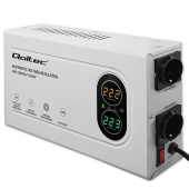 QOLTEC Stabilizator napięcia AVR 2000VA | 1200W | Toroidalny transformator  - 50449 - Zdjęcie 2