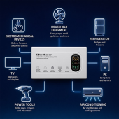 QOLTEC Stabilizator napięcia AVR 3000VA | 1800W  - 50450 - Zdjęcie 3