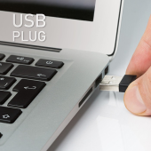 QOLTEC Laserowy wskaźnik/Prezenter 4w1/USB 3.0/2.4GHz/30m - 50631 - Zdjęcie 5