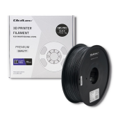 QOLTEC Profesjonalny filament do druku 3D | ABS PRO | 1.75mm | 1kg | Czarny - 50677 - Zdjęcie 1