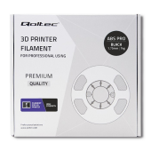 QOLTEC Profesjonalny filament do druku 3D | ABS PRO | 1.75mm | 1kg | Czarny - 50677 - Zdjęcie 8