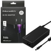 QOLTEC Zasilacz desktopowy 60W | 12V | 5A | 5.5*2.5 | + kabel zasilający  - 50799 - Zdjęcie 1