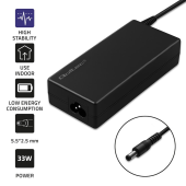 QOLTEC Zasilacz desktopowy 60W | 12V | 5A | 5.5*2.5 | + kabel zasilający  - 50799 - Zdjęcie 3