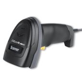 QOLTEC Laserowy czytnik kodów kreskowych 1D z  podstawką | USB  - 50870 - Zdjęcie 2
